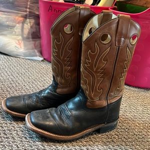 Old West Cowboy Boots Boys 4.5